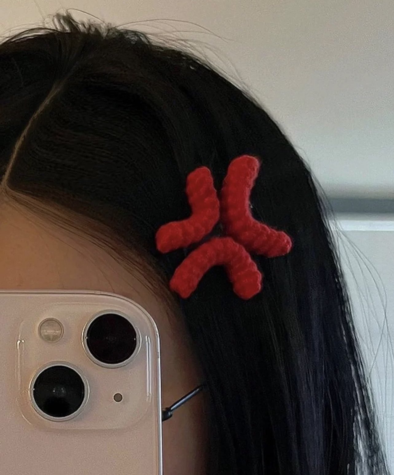 im angry + embarrassed hair clip