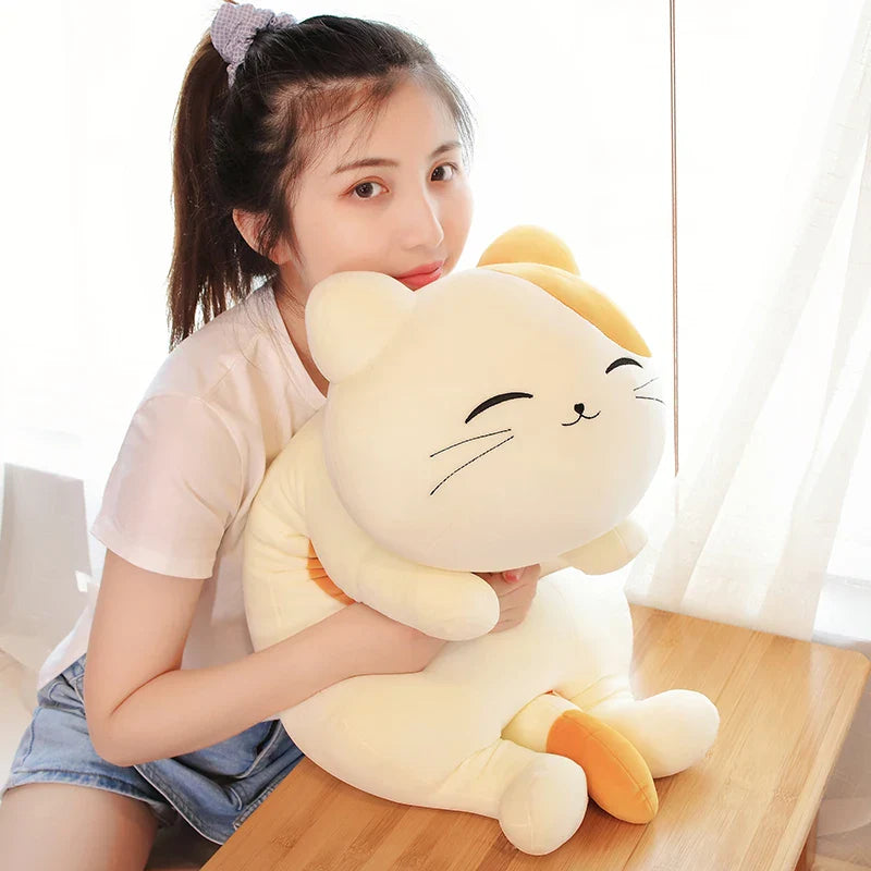 Adorable Kawaii Neeko Spotted Ginger Cat Plush Toy