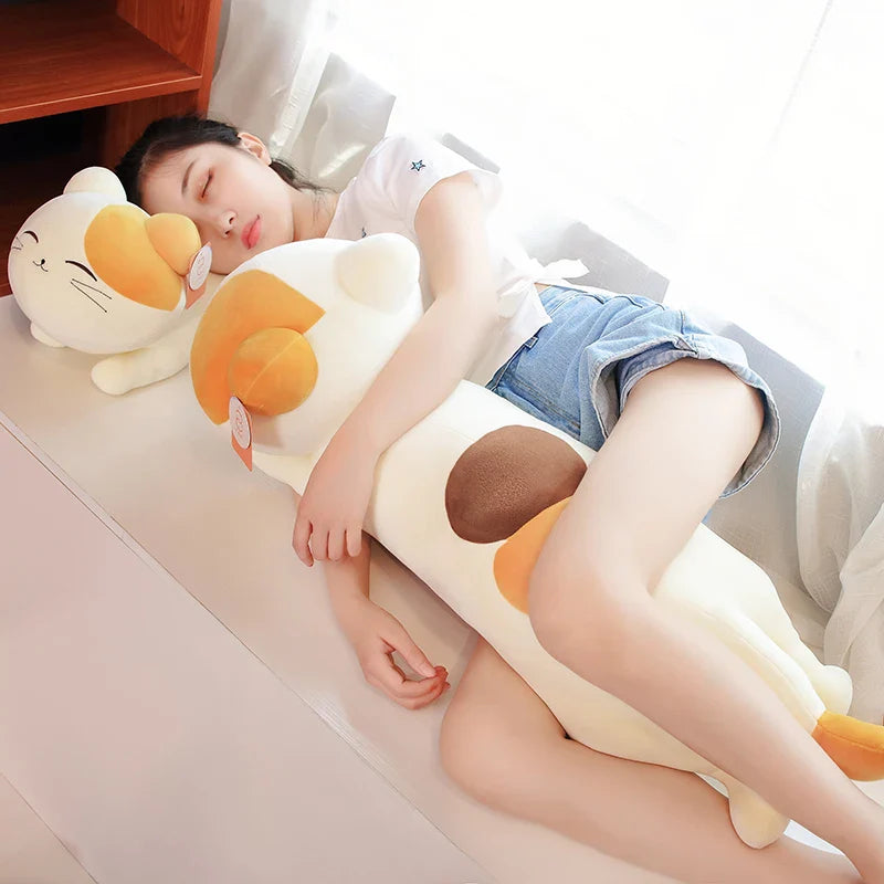 Adorable Kawaii Neeko Spotted Ginger Cat Plush Toy