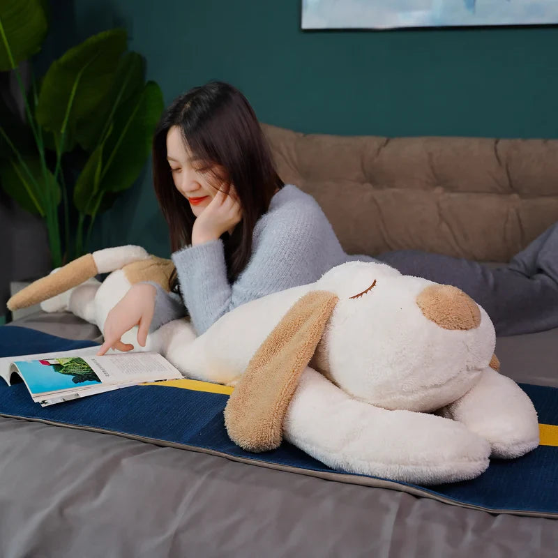 Extra-Large Adorable Fluffy Spotty Dog Stuffed Animals