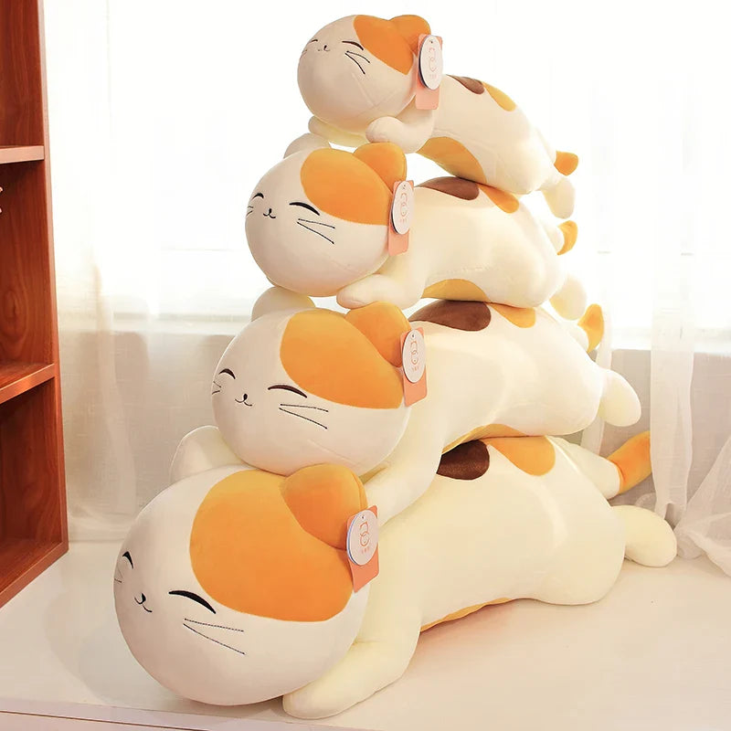 Adorable Kawaii Neeko Spotted Ginger Cat Plush Toy