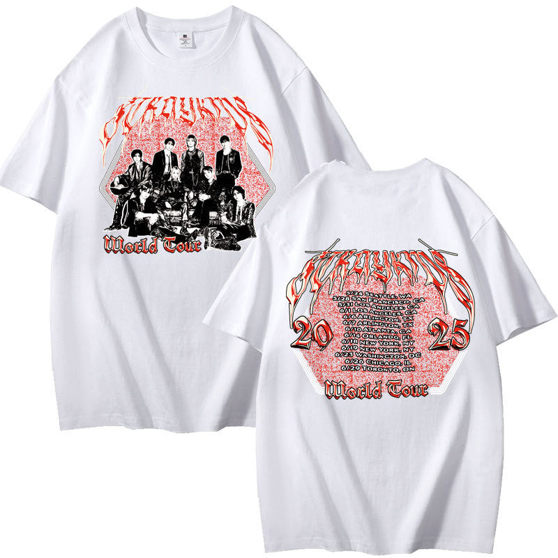 SKZ DOMINATE US TOUR 2025 T-SHIRT VINTAGE