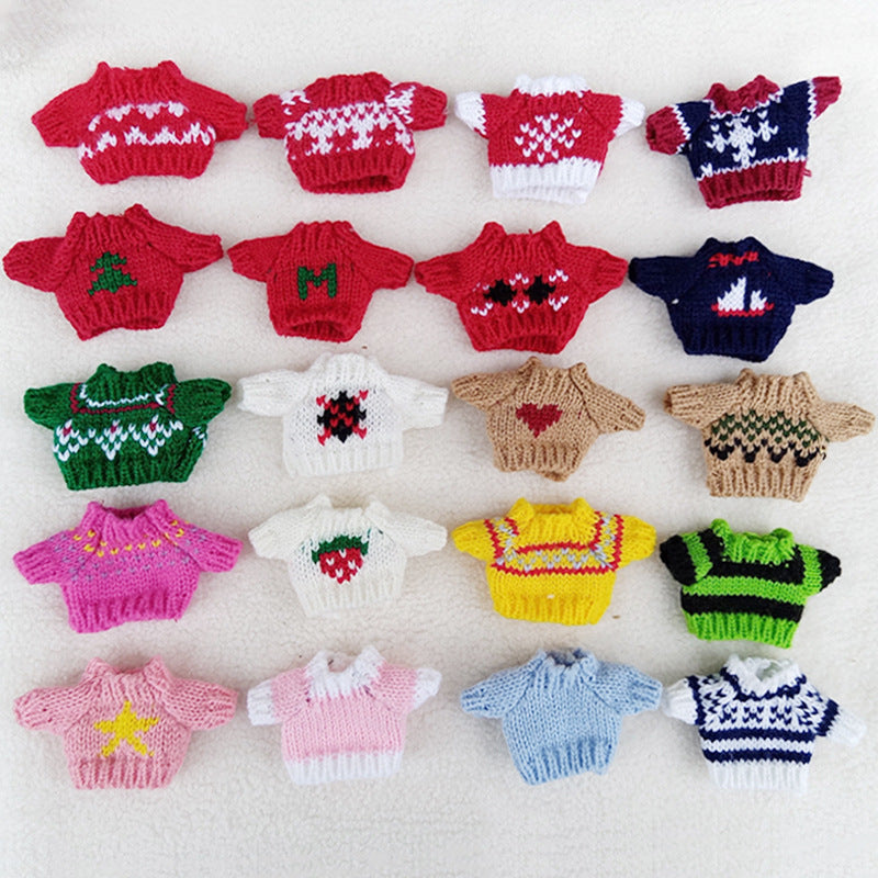 Cozy Knit Sweater for 10cm Plush