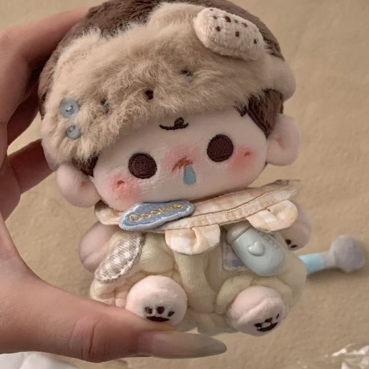 Teddy Cookie Outfit for 10cm Plush