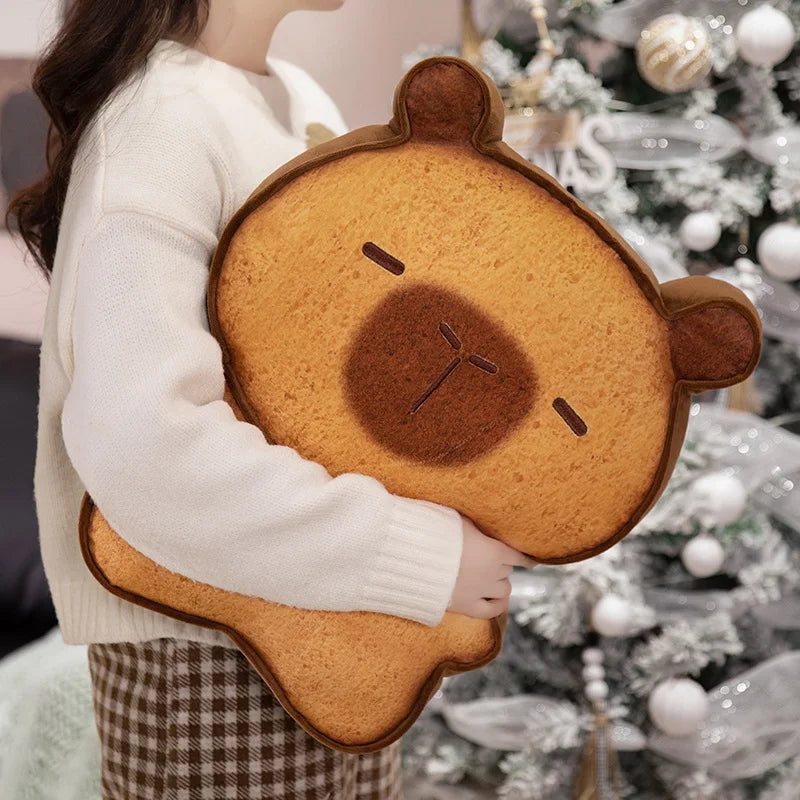Deliciously Cute Capybara Bread Cookie Toasted Plush Toys