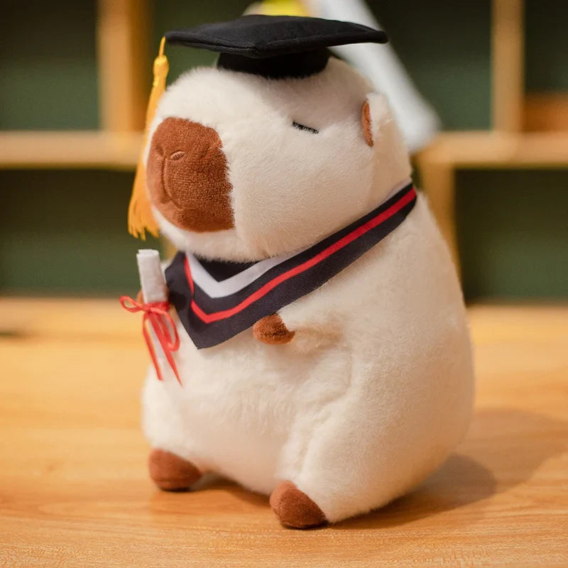 Adorable Graduation Capybara Plush Toy – Celebrate Achievements in Cuddly Style!