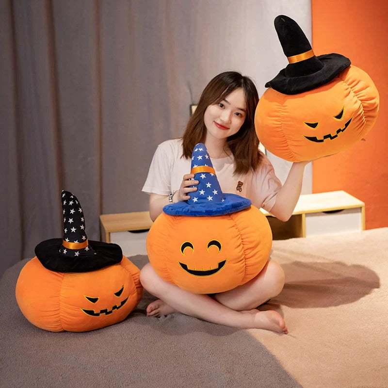 Spooktacular 2024 Halloween Pumpkin Plushie Hat Collection