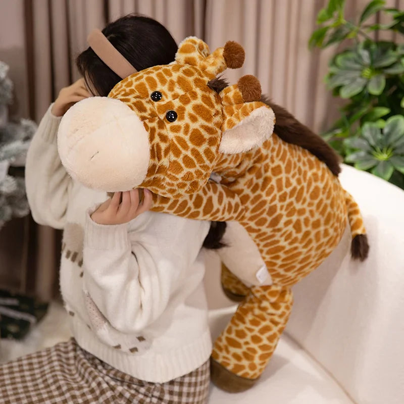 Snuggle Up with Geoffery the Adorable Giant Giraffe Plushie!