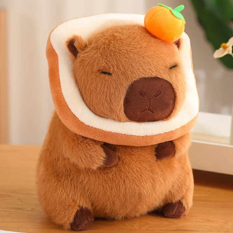 Charming Capybara Toast Turtle Adorable Plushie Family