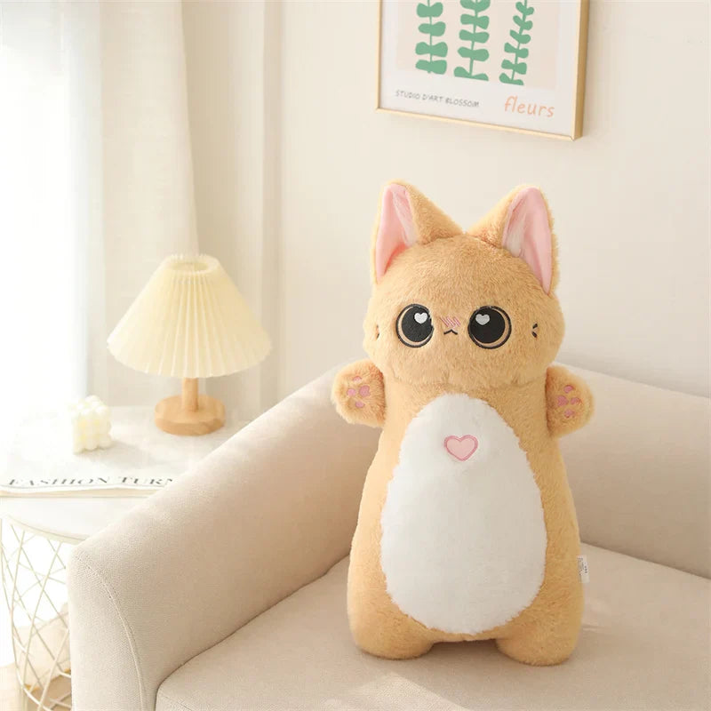 Charming Two-tone Cat Plushie Collection: Cute Companions for All!