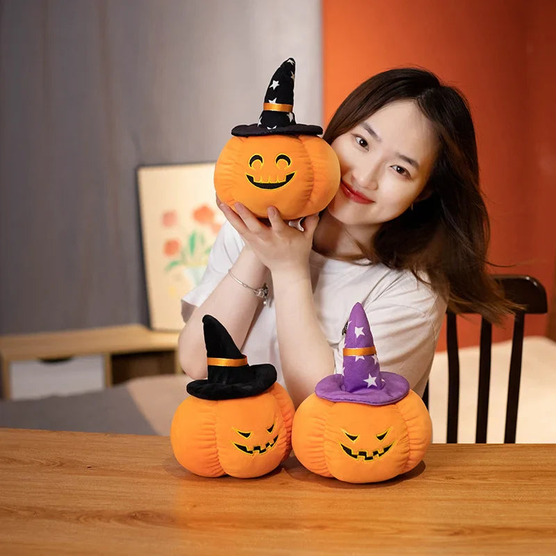 Spooktacular 2024 Halloween Pumpkin Plushie Hat Collection