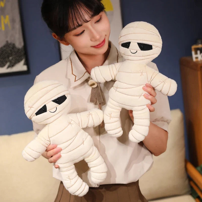 Spook-tacular Halloween Pumpkin Mummy Skull & Bone Plush Collection