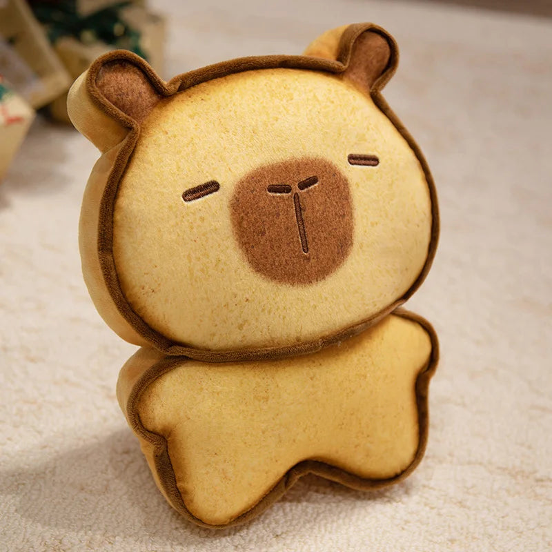 Adorable Toasted Plushies: Capybara Bread Cookie Cuddles