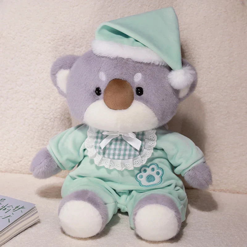 Cozy Bedtime Pajama Party Plushies: Fox, Koala, and Dog Friends!