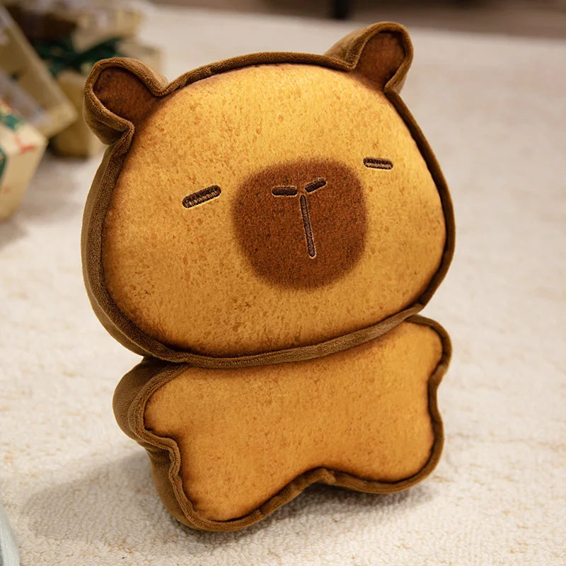 Adorable Toasted Capybara Bread Plushies
