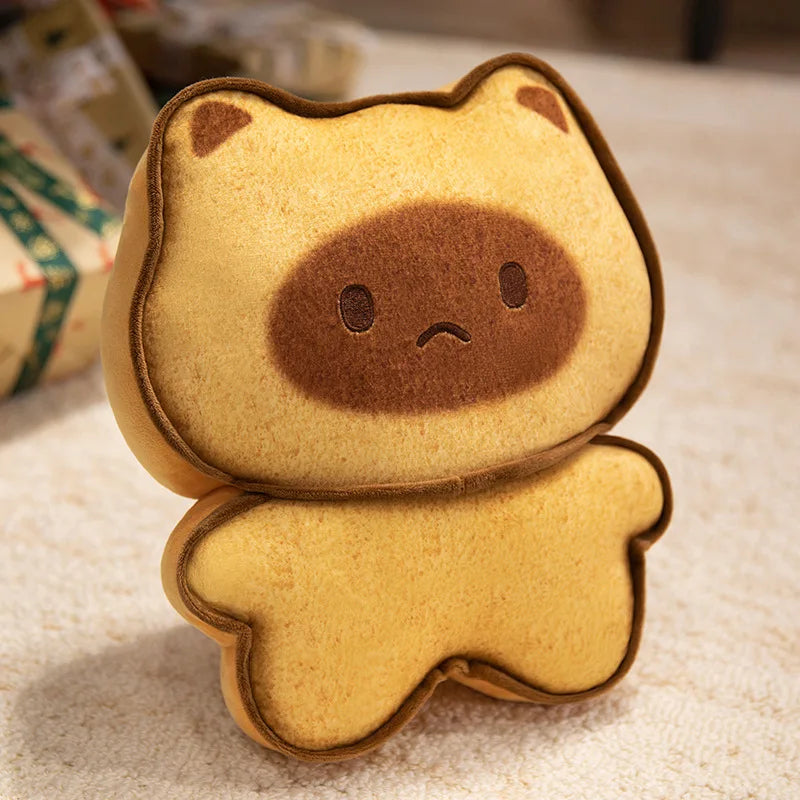Adorable Kawaii Cat Bread Biscuit Plush Toy Cookies