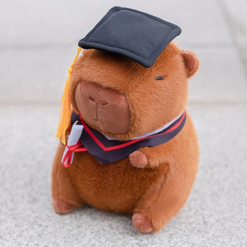Adorable Graduation Capybara Plush Toy – Celebrate Achievements in Cuddly Style!