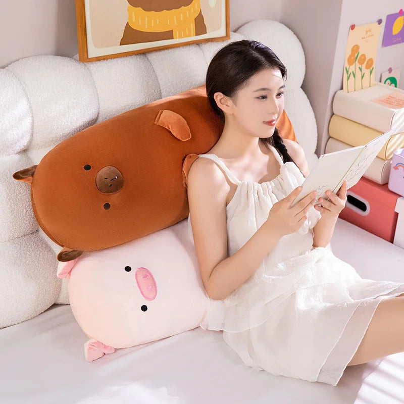 Cuddle Up with Our Adorable Long Capybara Alpaca Pig Plushie!