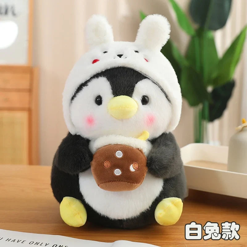 Adorable Kawaii Baby Penguin Plushies Wearing Cute Hats
