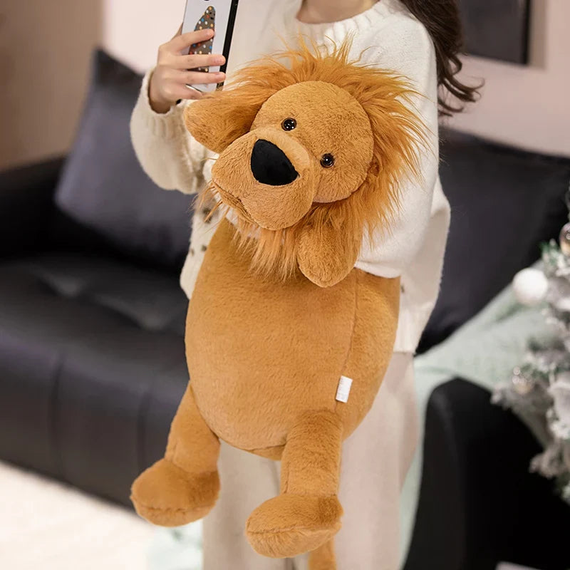 Cozy Long Lion Plush Snuggle Buddy for Ultimate Cuddles
