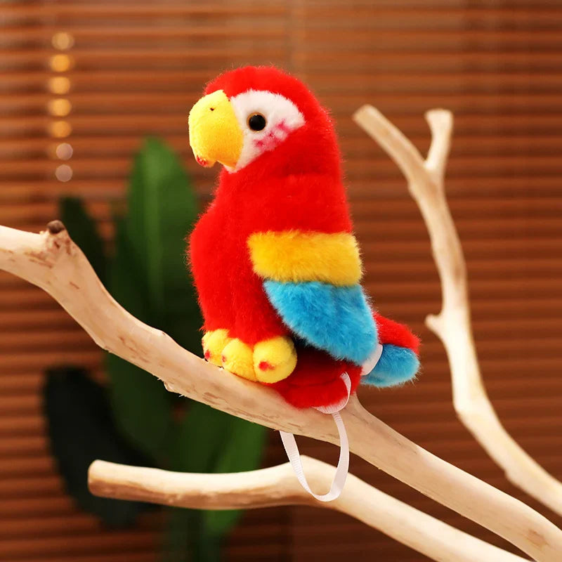 Adorable and Vibrant Parrot Plush Toy