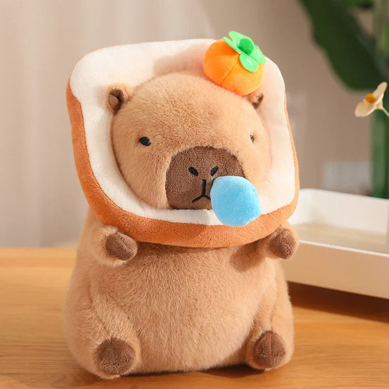 Charming Capybara Toast Turtle Adorable Plushie Family