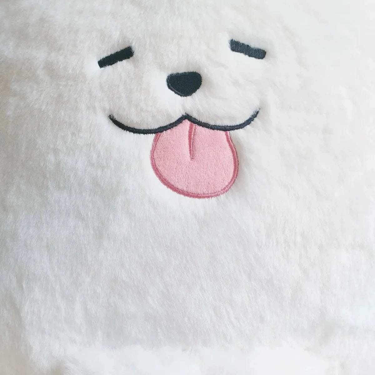 Adorable Fluffy White Samoyed Puppy Stuffed Animal