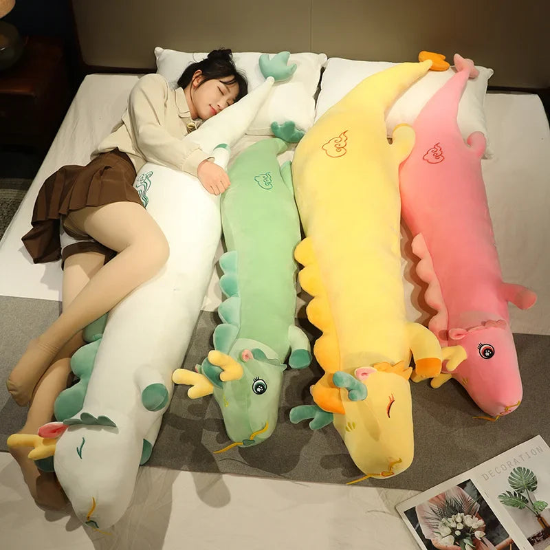Cozy Long Haku Dragon Plush Snuggle Buddy