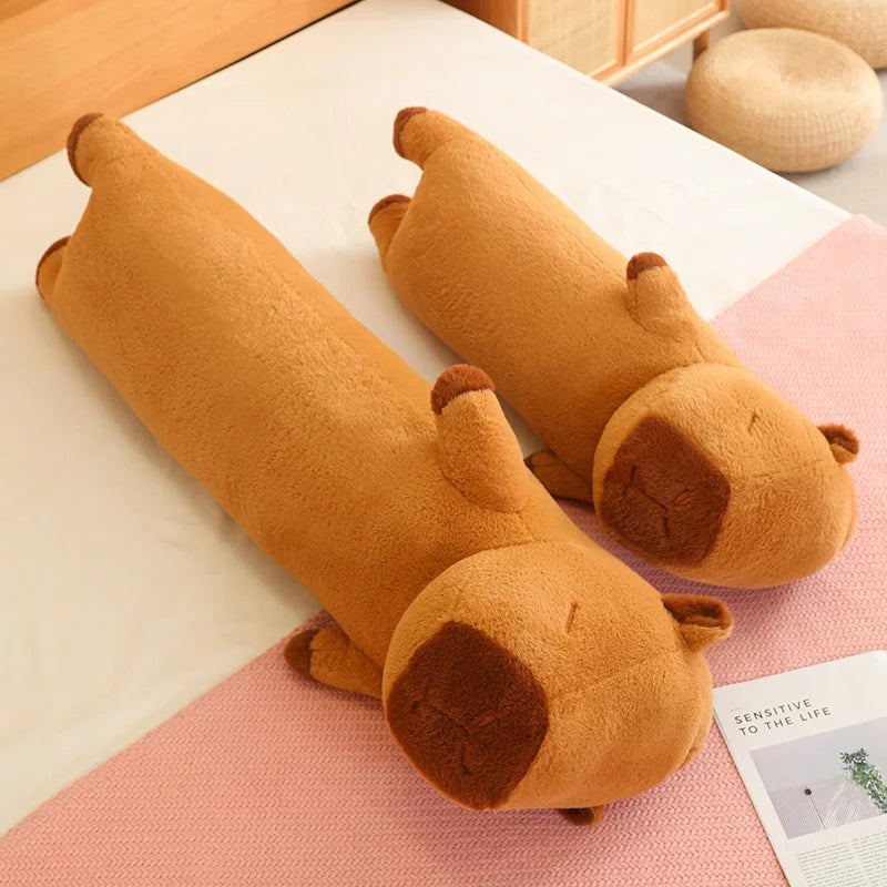 Adorable Long Fluffy Capybara Plush Toys