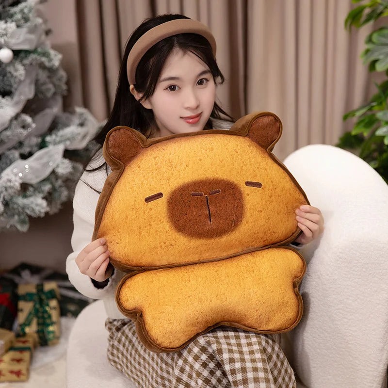 Adorable Toasted Plushies: Capybara Bread Cookie Cuddles