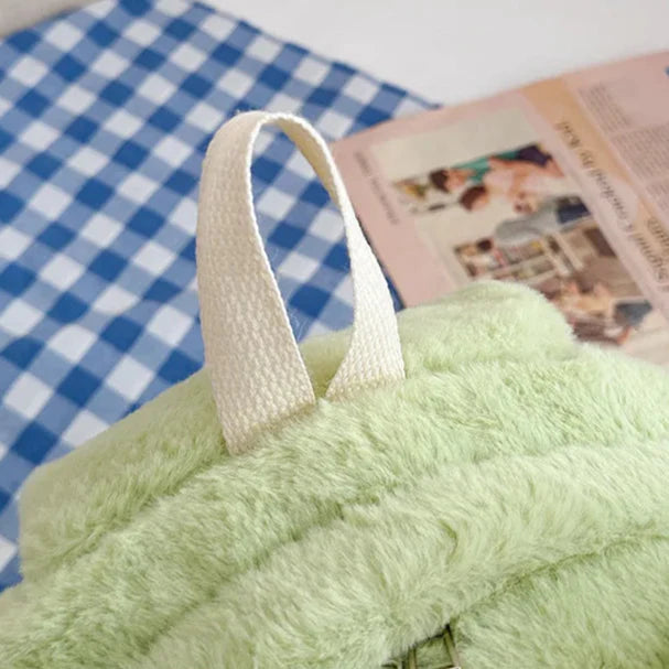 Adorable Green Froggy Plush Backpack for Kids
