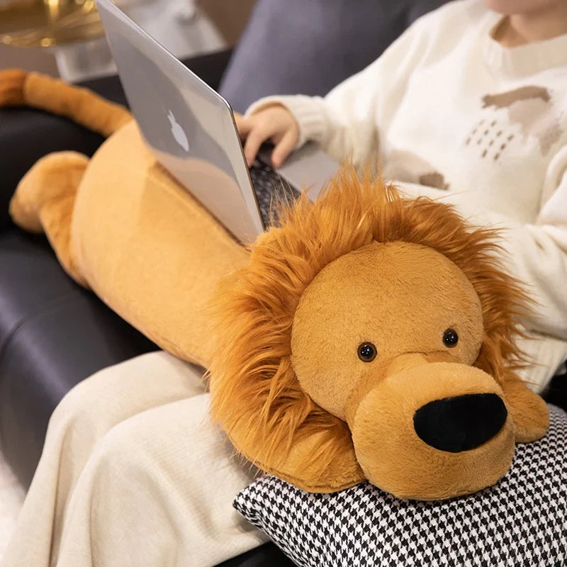 Cozy Long Lion Plush Snuggle Buddy for Ultimate Cuddles