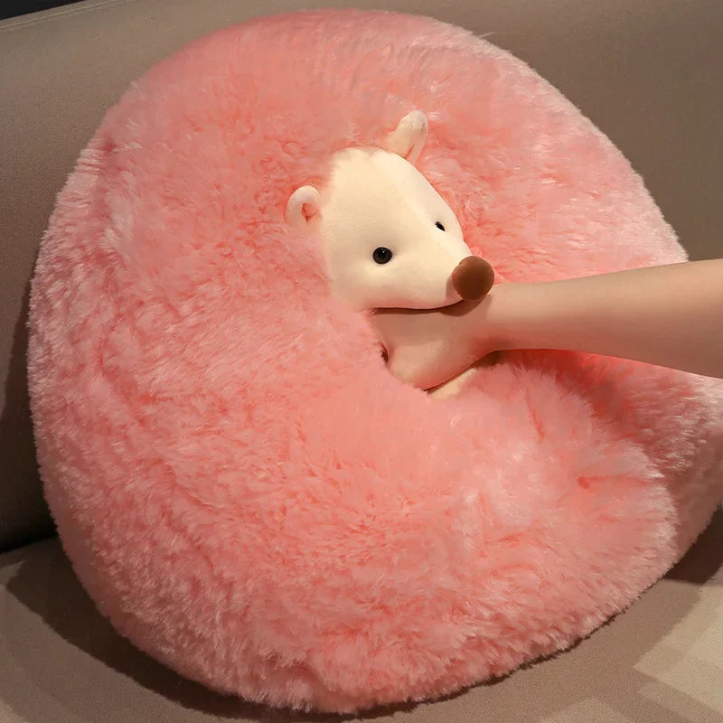 Adorable Fluffy Hedgehog Plush Toy