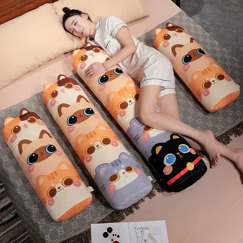 Cuddly Long Snuggle Stacked Cats Plush Toy