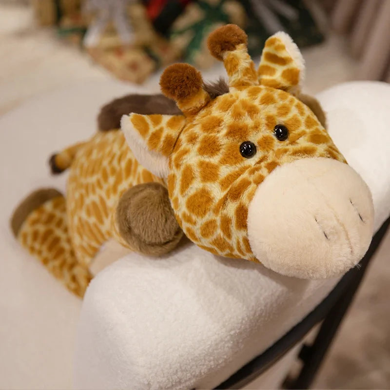 Snuggle Up with Geoffery the Adorable Giant Giraffe Plushie!