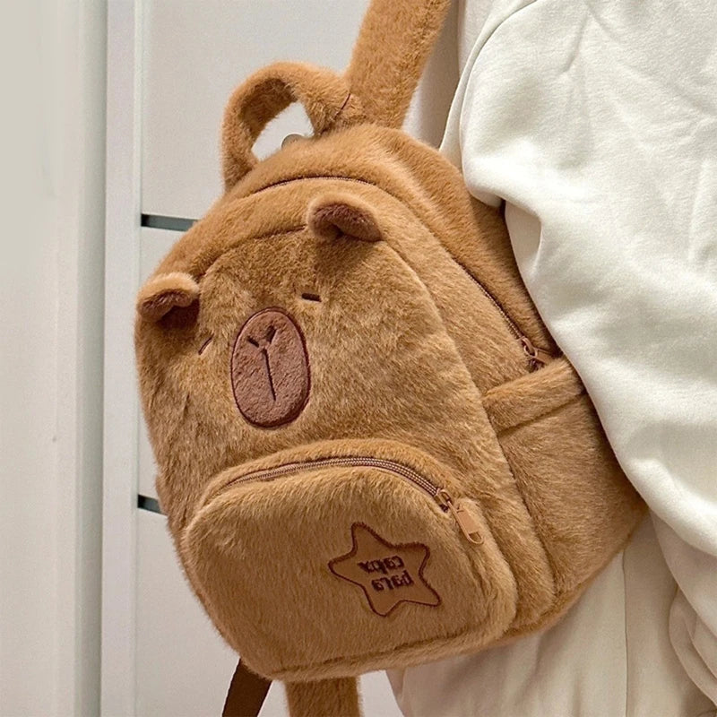 Adorable Capybara Plush Backpack for Ultimate Cuteness!