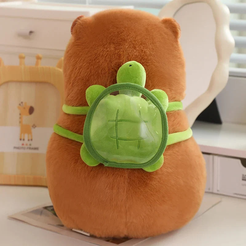 Adorable Kawaii Capybara Plush with Stylish Backpack Collection