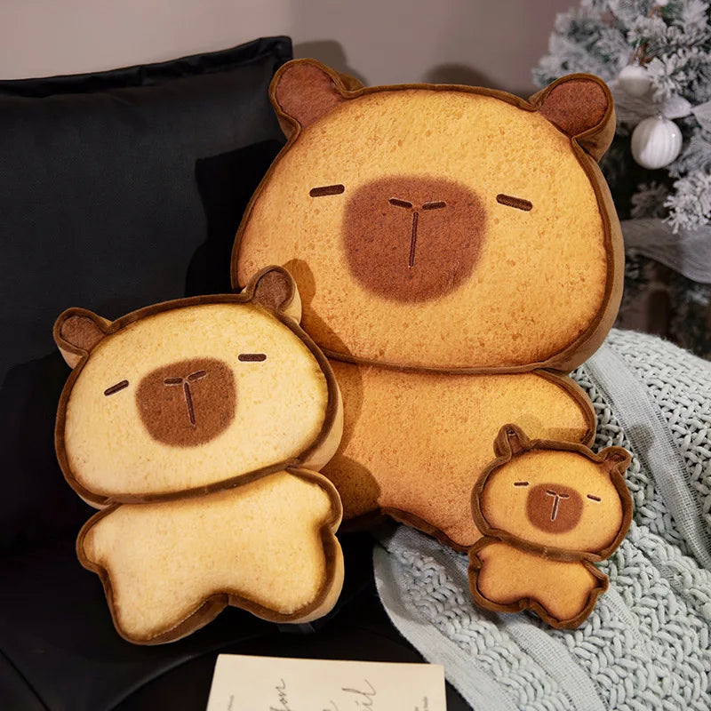 Adorable Toasted Plushies: Capybara Bread Cookie Cuddles