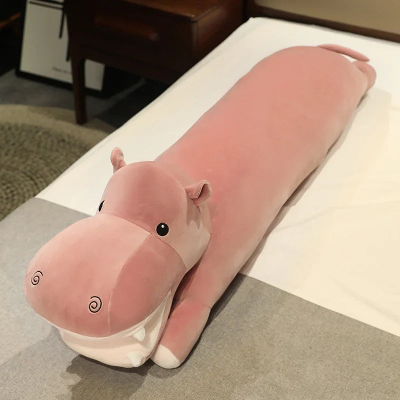 Cuddle Up with Our Adorable Long Snuggly Hippo Plushies!