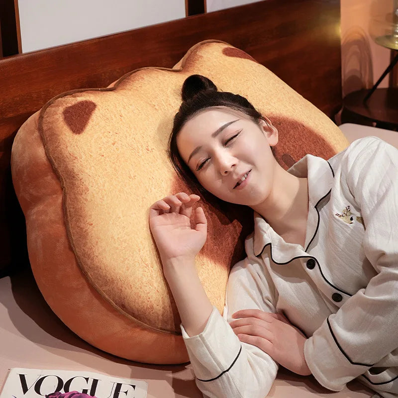 Adorable Capybara and Cat Toastie Bread Cookie Plush Toys
