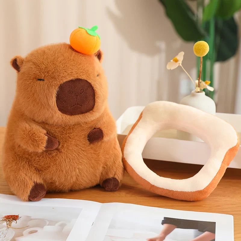 Charming Capybara Toast Turtle Adorable Plushie Family