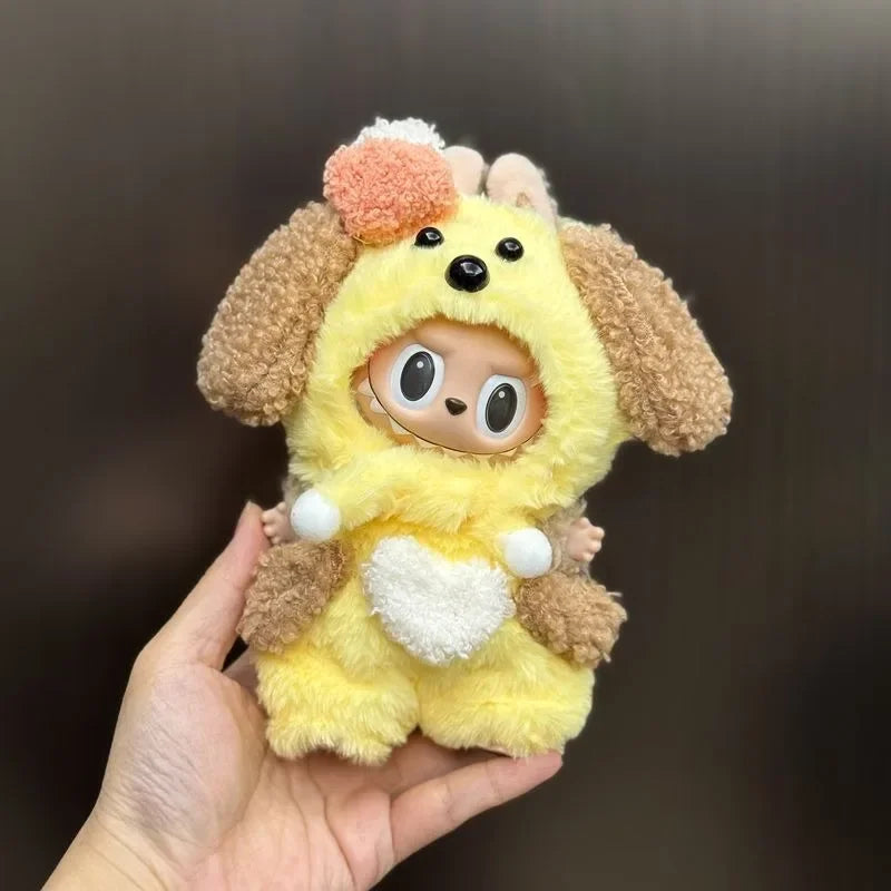 Adorable Handmade Labubu Plush Animal Costume Ensemble