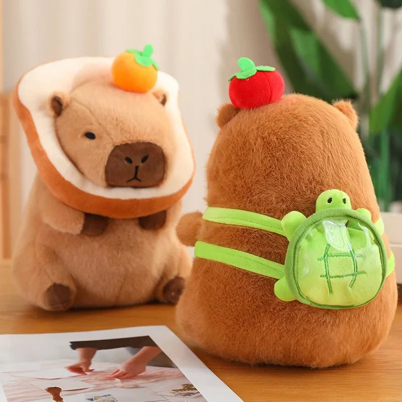 Charming Capybara Toast Turtle Adorable Plushie Family