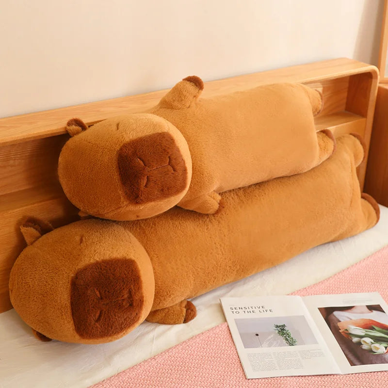 Adorable Long Fluffy Capybara Plush Toys