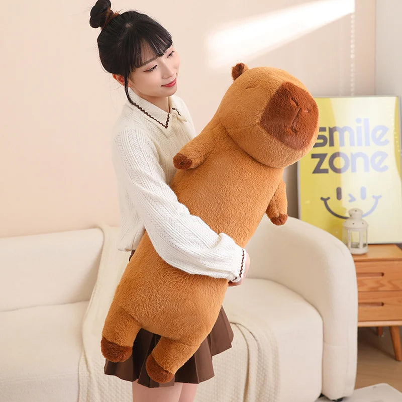 Adorable Long Fluffy Capybara Plush Toys
