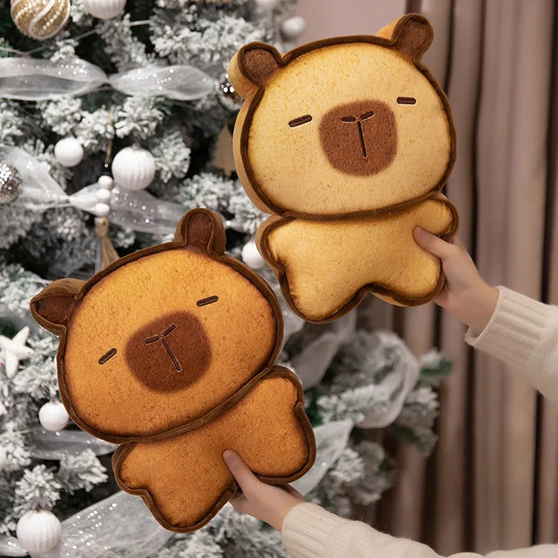 Adorable Toasted Plushies: Capybara Bread Cookie Cuddles