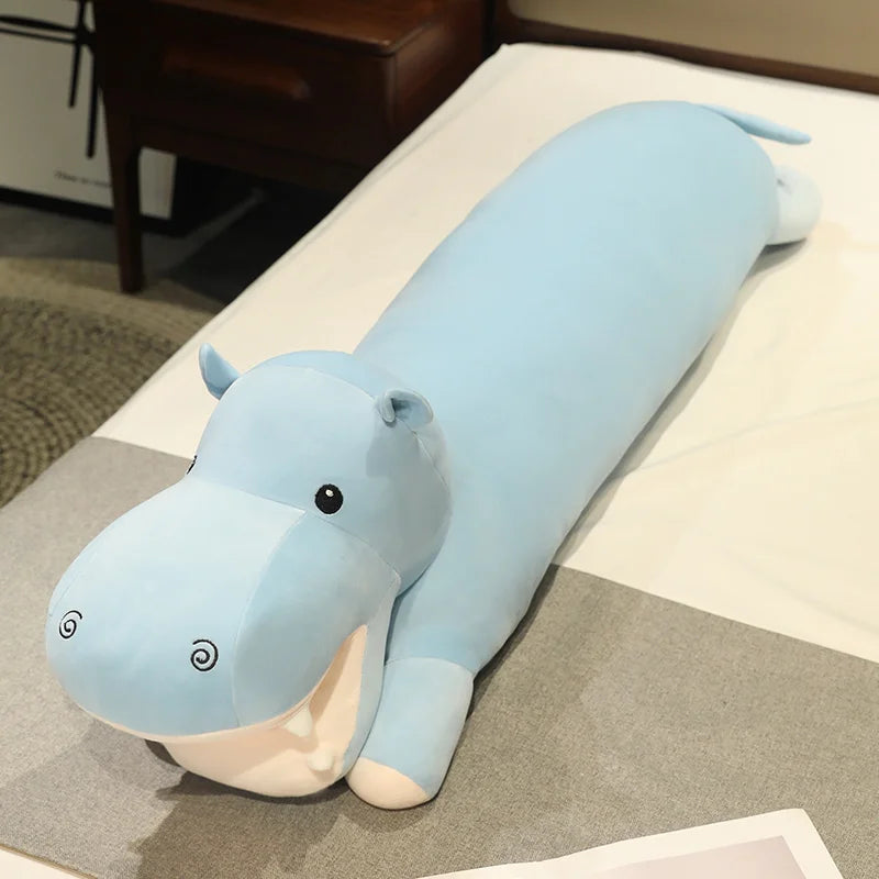 Cuddle Up with Our Adorable Long Snuggly Hippo Plushies!