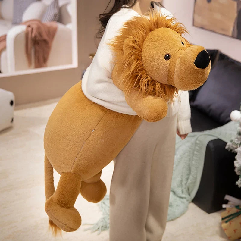 Cozy Long Lion Plush Snuggle Buddy for Ultimate Cuddles
