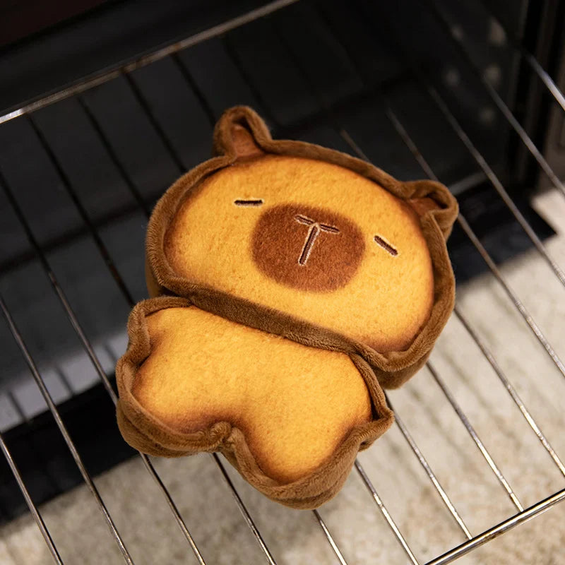 Adorable Toasted Plushies: Capybara Bread Cookie Cuddles