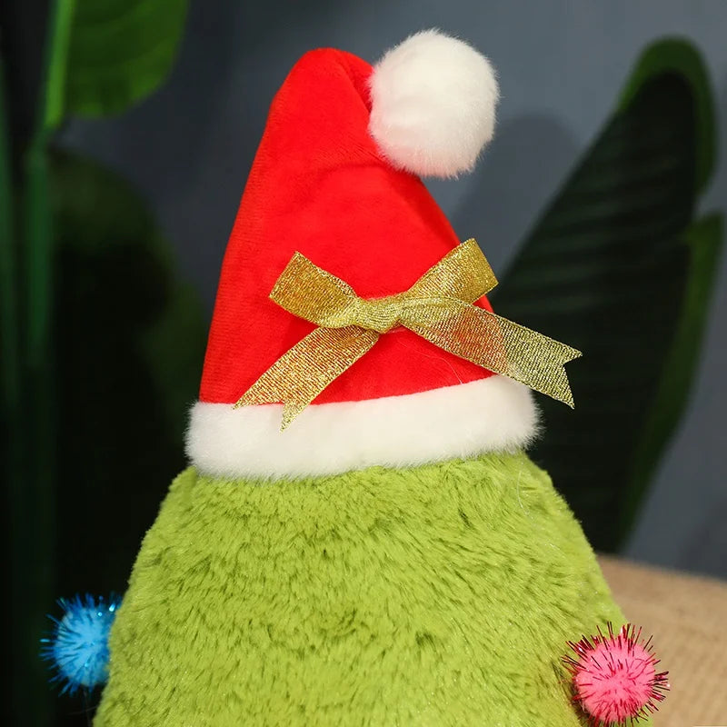 Cozy Fluffy Christmas Tree Stuffed Toy